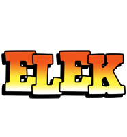 Elek sunset logo