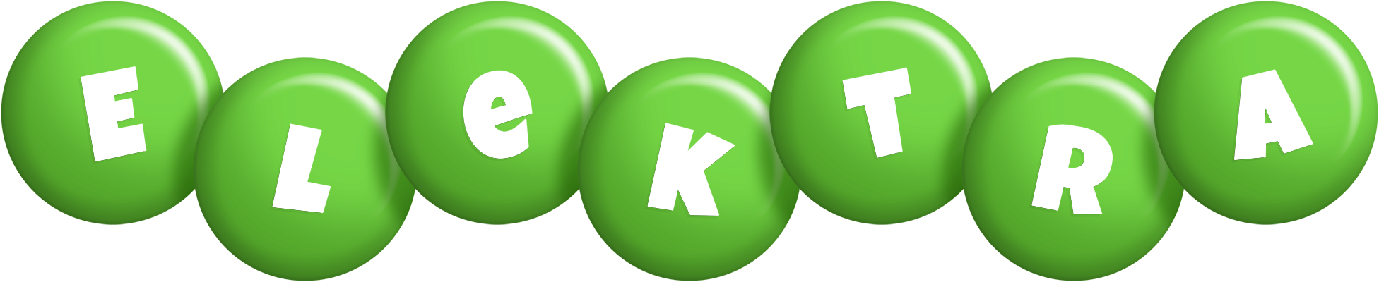 Elektra candy-green logo