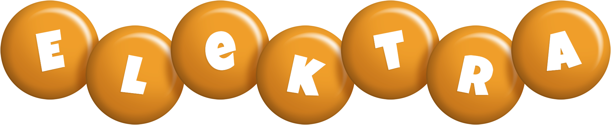 Elektra candy-orange logo