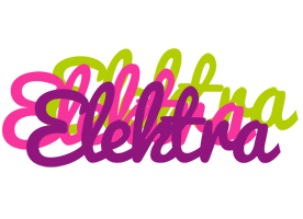 Elektra flowers logo