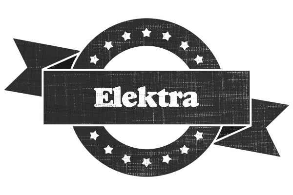 Elektra grunge logo