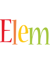 Elem birthday logo