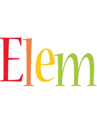 Elem birthday logo