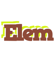 Elem caffeebar logo