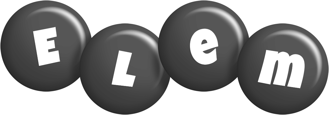 Elem candy-black logo