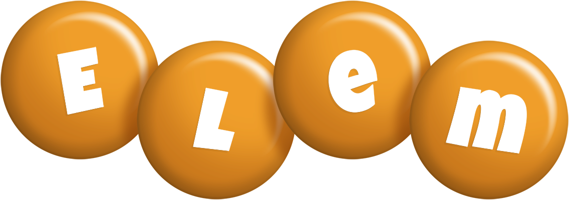Elem candy-orange logo