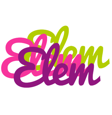 Elem flowers logo