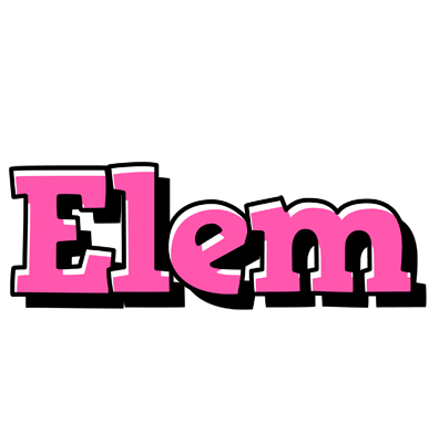 Elem girlish logo