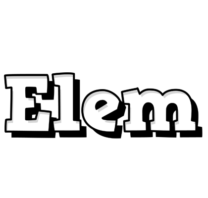 Elem snowing logo