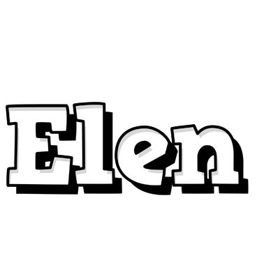 Elen snowing logo