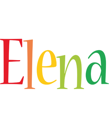 Elena birthday logo