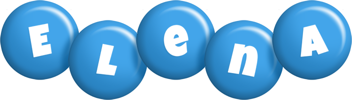 Elena candy-blue logo