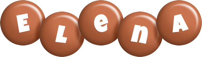 Elena candy-brown logo