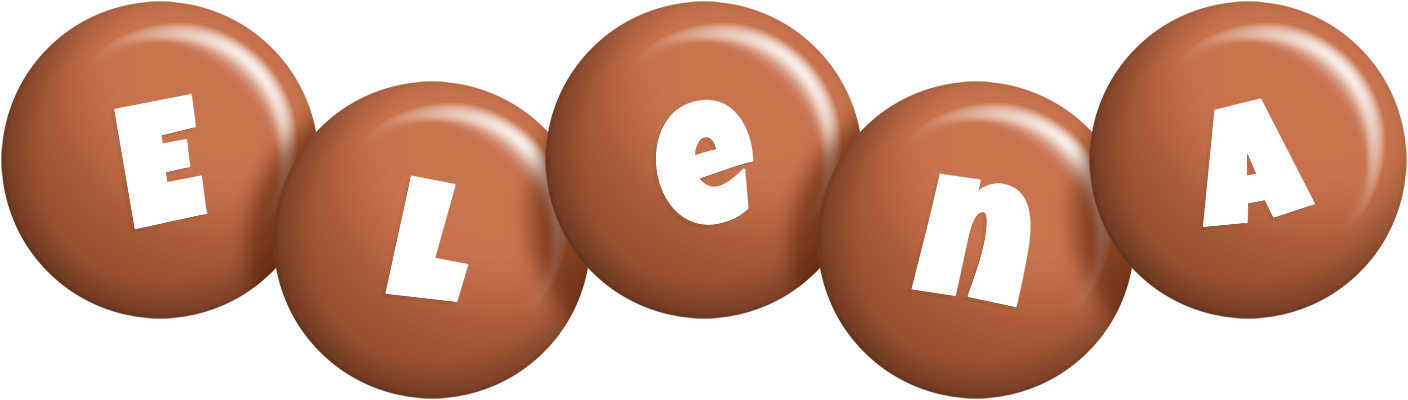 Elena candy-brown logo