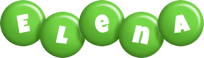 Elena candy-green logo