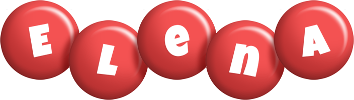 Elena candy-red logo