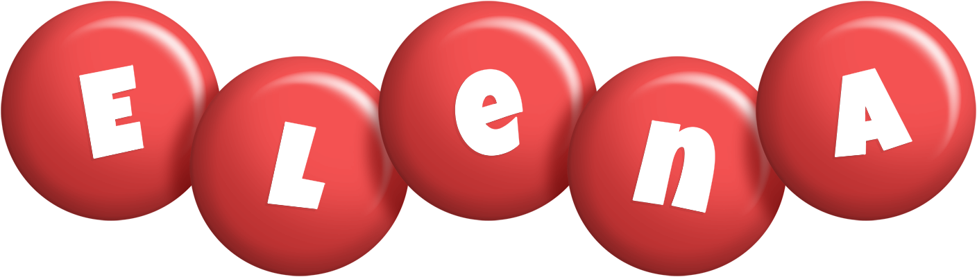 Elena candy-red logo