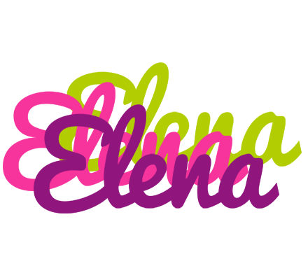 Elena flowers logo