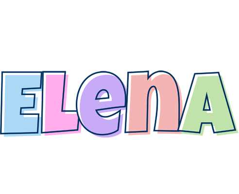 Elena pastel logo