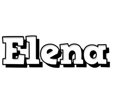 Elena snowing logo