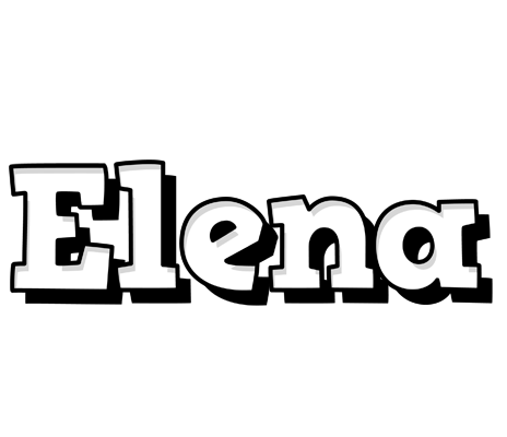 Elena snowing logo
