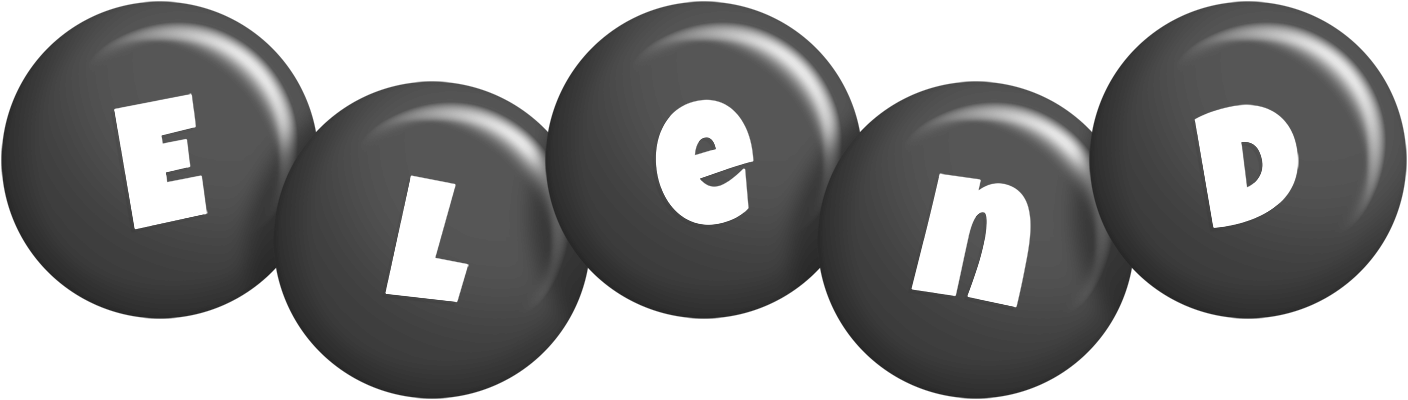 Elend candy-black logo