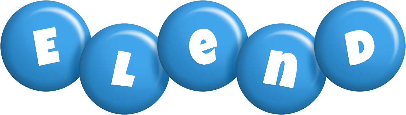 Elend candy-blue logo