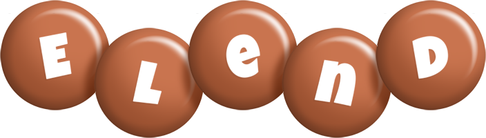 Elend candy-brown logo