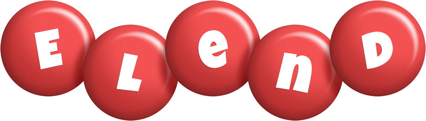 Elend candy-red logo
