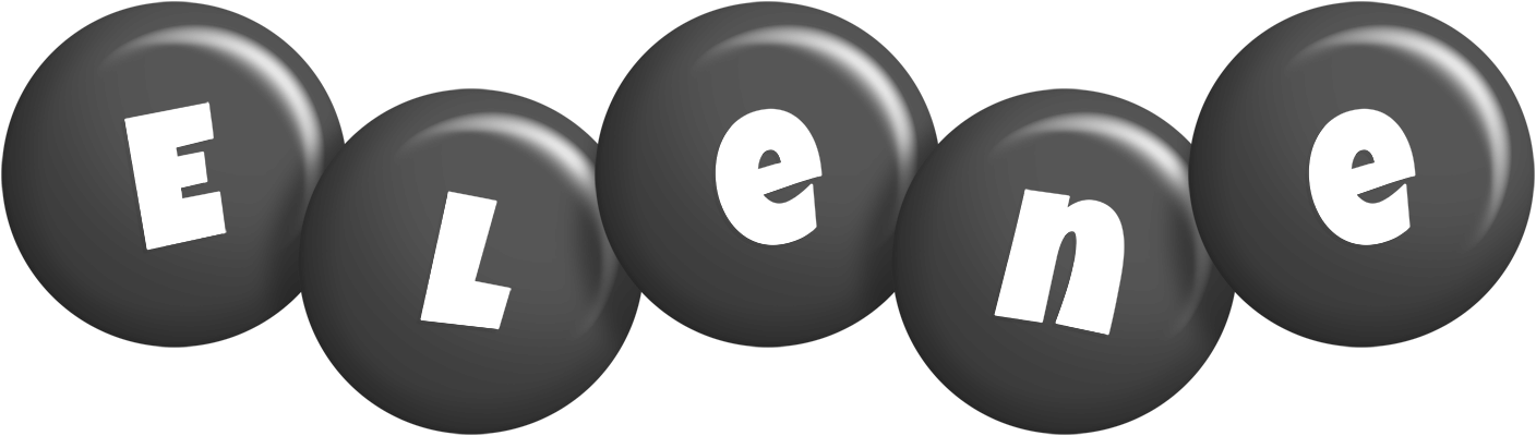 Elene candy-black logo