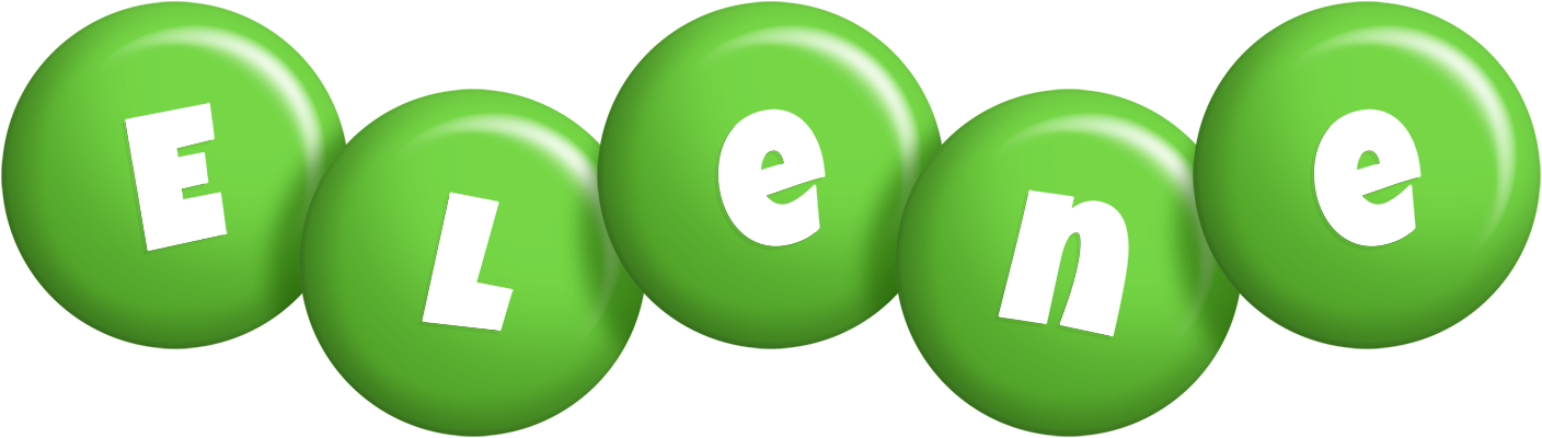 Elene candy-green logo