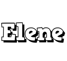 Elene snowing logo