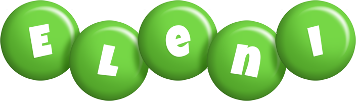 Eleni candy-green logo