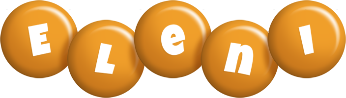 Eleni candy-orange logo