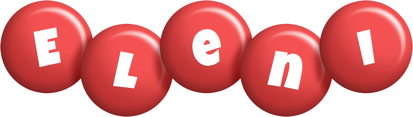 Eleni candy-red logo