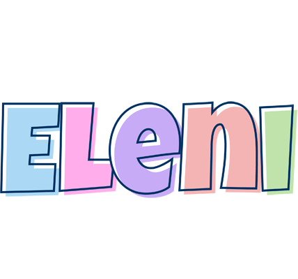 Eleni pastel logo