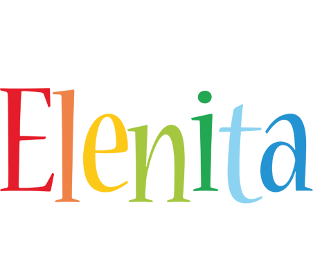 Elenita birthday logo