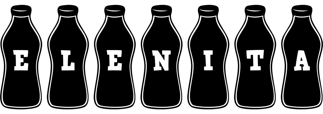 Elenita bottle logo