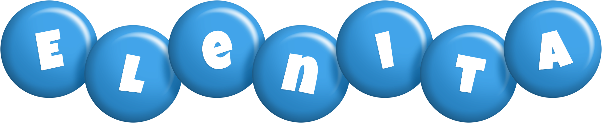 Elenita candy-blue logo