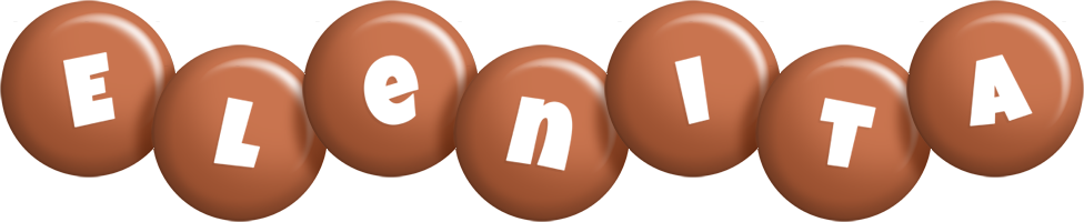 Elenita candy-brown logo