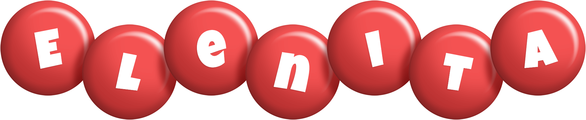 Elenita candy-red logo