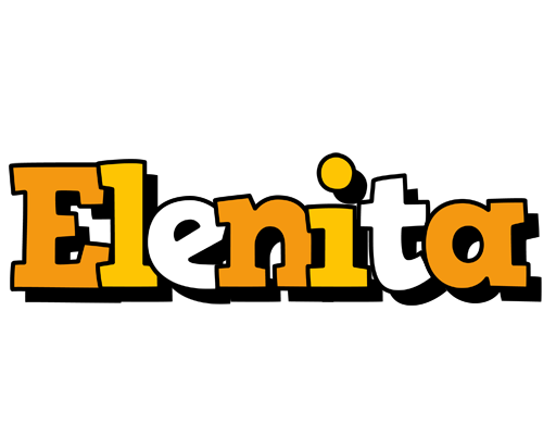 Elenita cartoon logo
