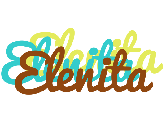 Elenita cupcake logo