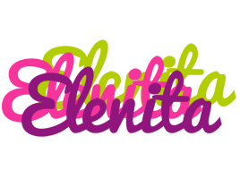 Elenita flowers logo