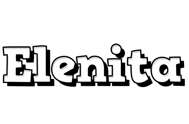 Elenita snowing logo