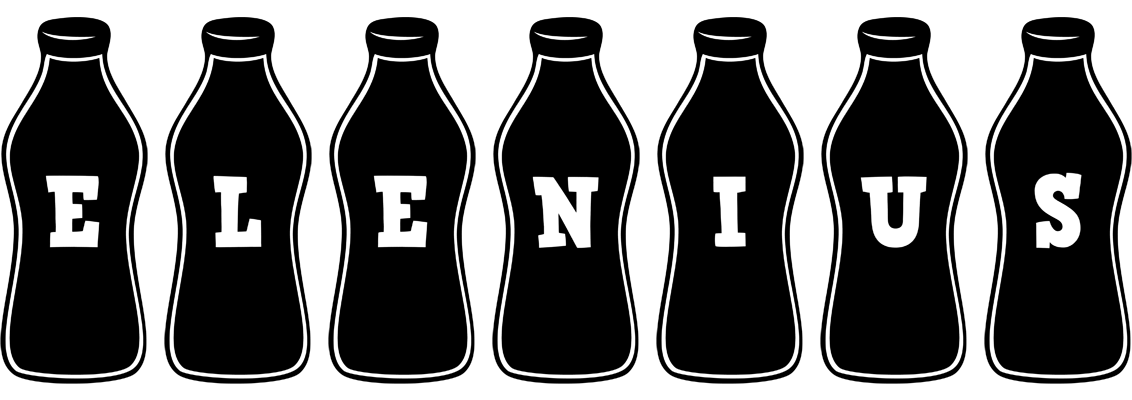 Elenius bottle logo