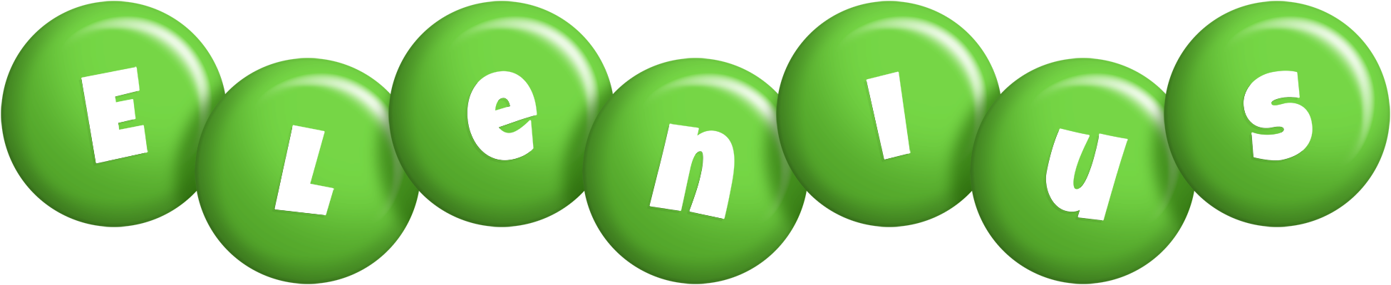 Elenius candy-green logo