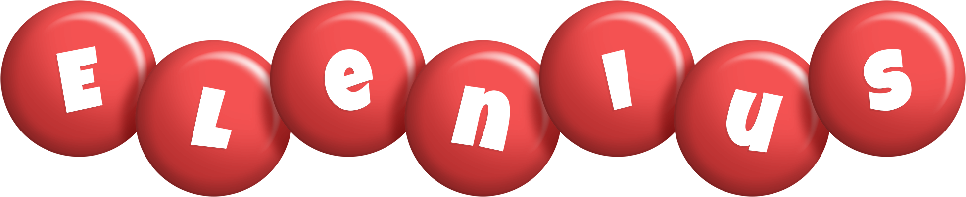 Elenius candy-red logo