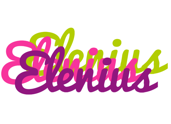 Elenius flowers logo