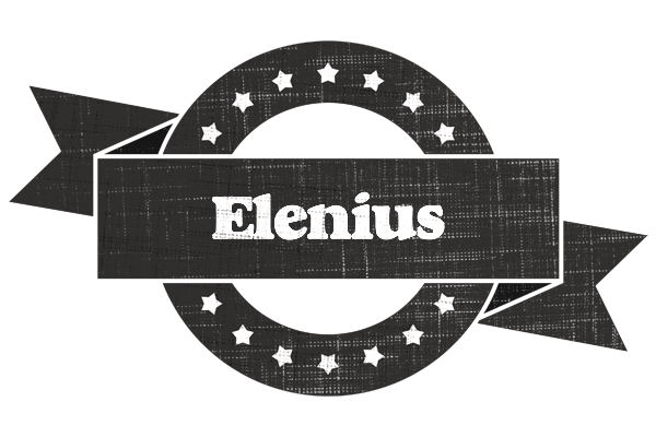 Elenius grunge logo